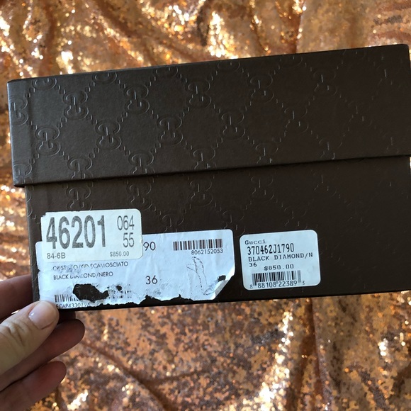 Gucci Black Diamond Nero Heels - Picture 7 of 8